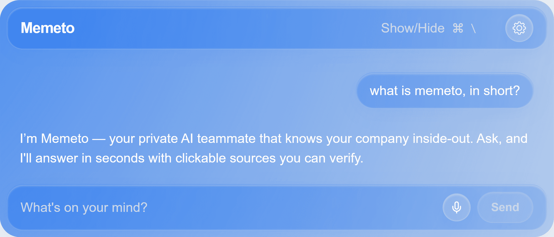 Chatbot Screenshot