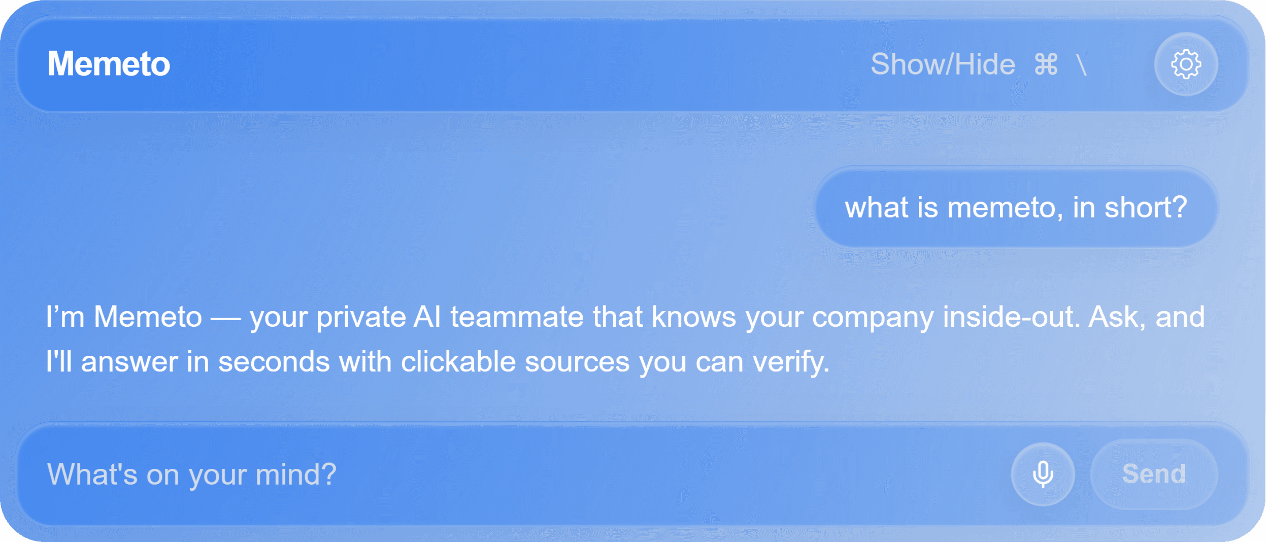 Chatbot Screenshot